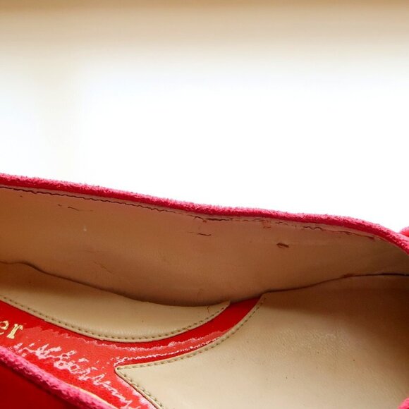 Naturalizer Pink Patent Round Toe Ballerinas Flats Low Heel Slip-on Shoes Size 5 - Picture 11 of 13